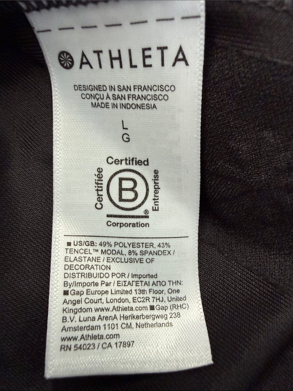 Athleta Men's Black Crewneck Sweatshirt - Long Sleeve Pullover - Picture 6 of 6